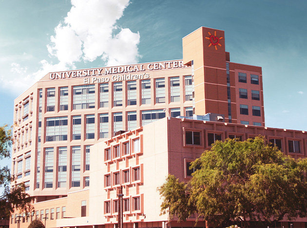 University Medical Center of El Paso&rsquo;s Main Campus, where surgical procedures are performed. 